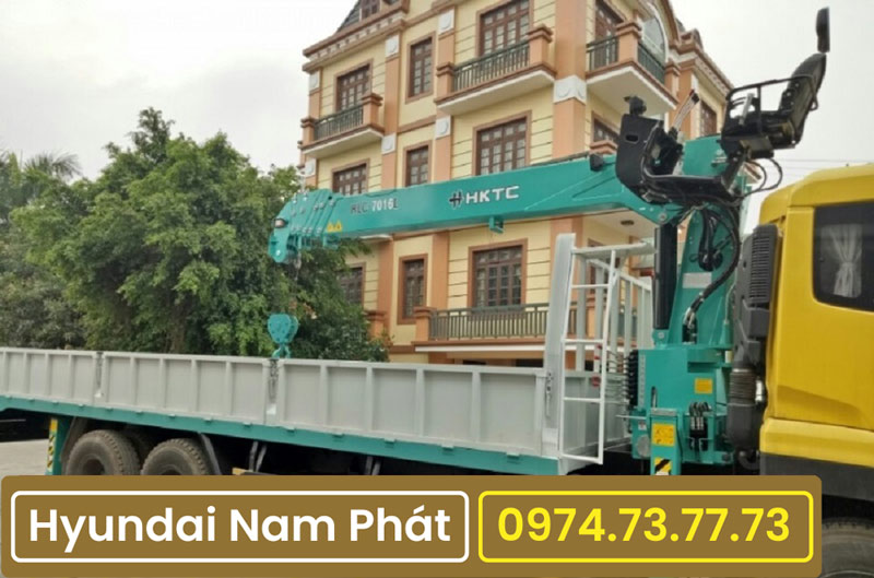 Xe Tải Hyundai HD320 Gắn Cẩu 10 Tấn Hancook HLC-10015S